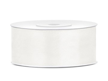 Satin Ribbon, light cream, 25mm/25m (1 pc. / 25 lm)