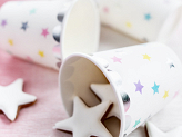 Cups Unicorn - Stars, 180 ml (1 pkt / 6 pc.)