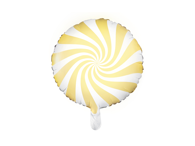 Folieballong – gul – 35 cm