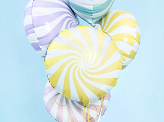 Folienballon Bonbon, 35cm, hellgelb