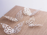 Paper Decorations Butterfly, 6.5 x 4cm (1 pkt / 10 pc.)