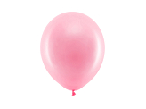 Balony Rainbow 23cm pastelowe, różowy (1 op. / 100 szt.)