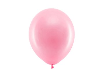 Balony Rainbow 23cm pastelowe, różowy (1 op. / 100 szt.)