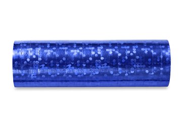 Serpentins holographiques, bleues, 3,8 m (1 pqt. / 18 pc.)