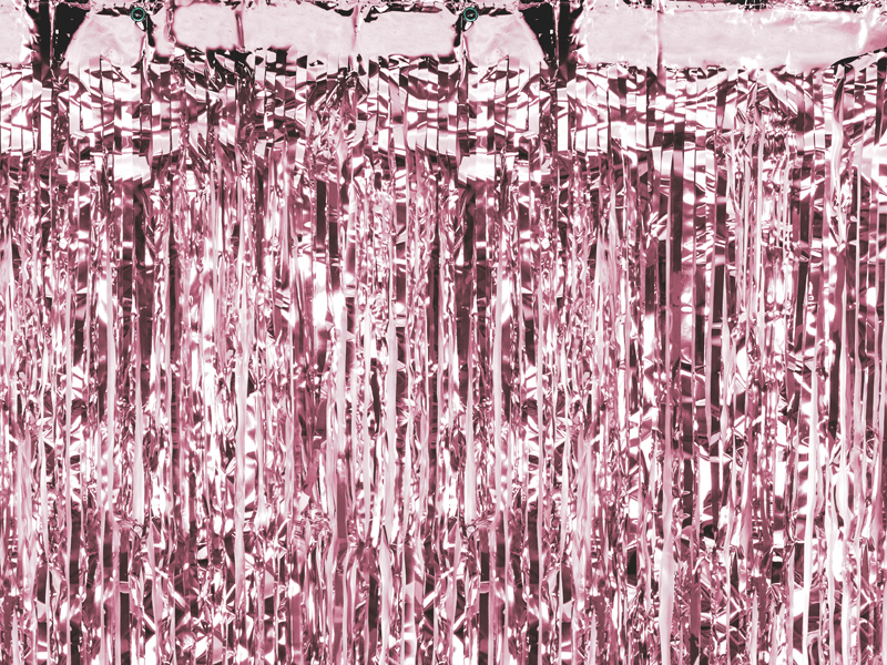 Foliegardin – roseguld – 90x250 cm