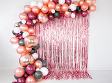 Partyvorhang, roségold, 90x250cm