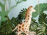 Ballon aluminium Debout Girafe, 49x114 cm, assortiment