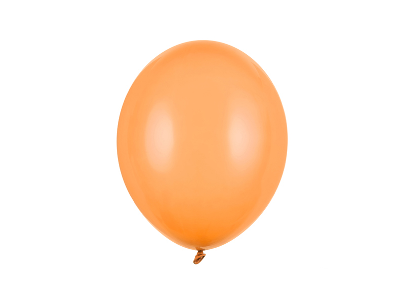 Latexballong – pastell – klarorange – 27 cm