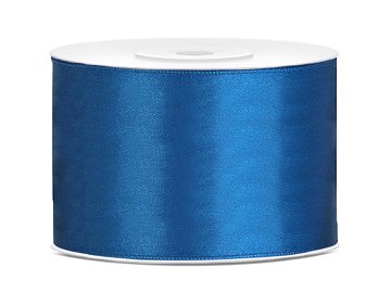 Satin Ribbon, blue, 50mm/25m