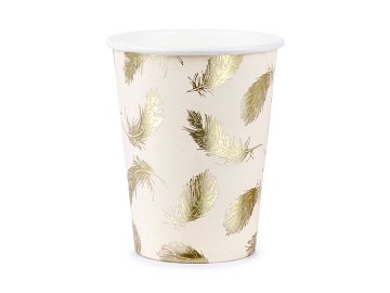 Paper cups Lovely Swan, 220ml (1 pkt / 6 pc.)