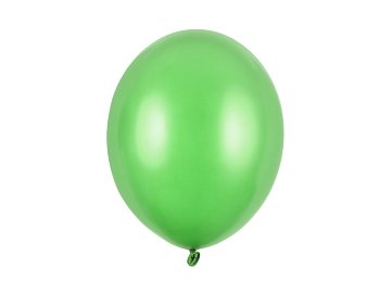 Ballons Strong 30 cm, Vert vif métallique (1 pqt. / 100 pc.)