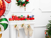 Chaussettes de Noël décoratif, blanc fracturé, 15.5x34cm