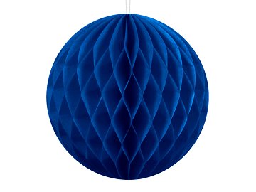 Honeycomb Ball, navy blue, 10cm