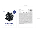 Strong Balloons 27cm, Metallic Black (1 pkt / 10 pc.)