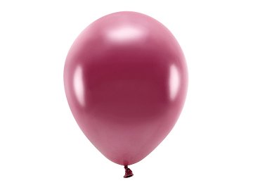 Eco Balloons 30cm metallic, deep red (1 pkt / 100 pc.)