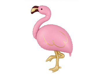 Foil balloon Flamingo, 68x85 cm, pink
