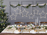 Hanging decorations Stars, mix (1 pkt / 3 pc.)
