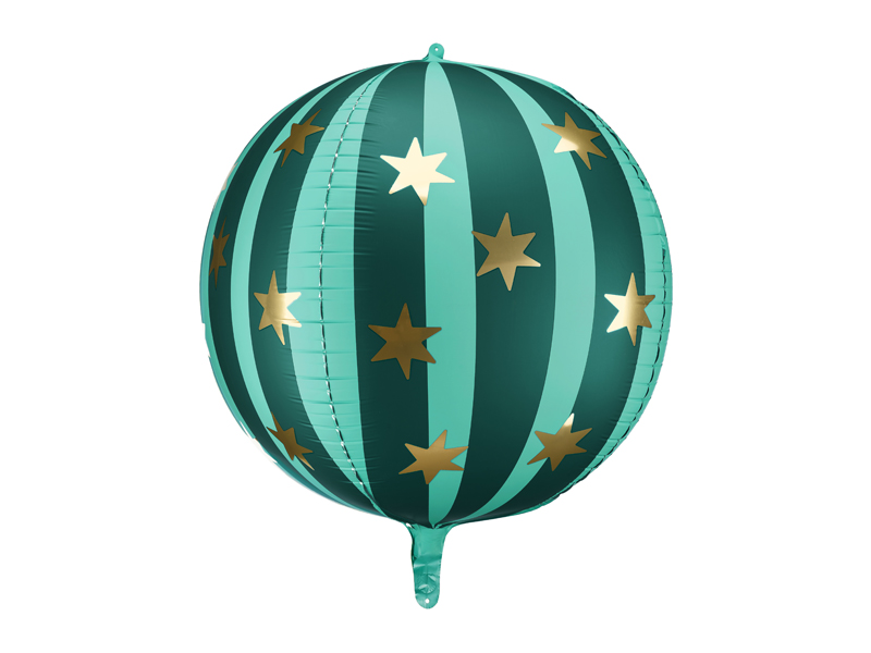Folieballong – Boll – grön – 75 cm