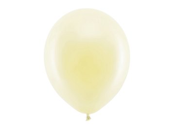 Ballons Rainbow 30cm, pastell, creme (1 VPE / 100 Stk.)