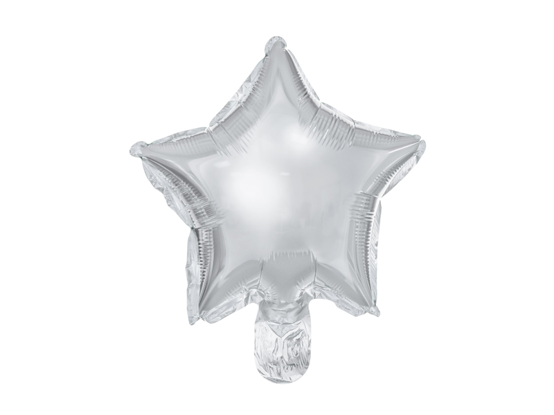 Folieballong – silver – 25 cm – 25-pack