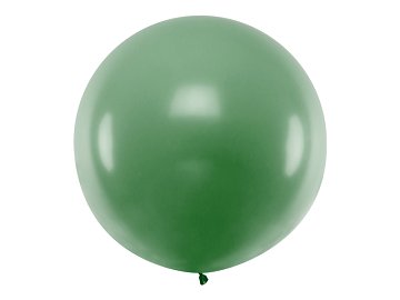 Ballon rond 1m, Vert foncé pastel