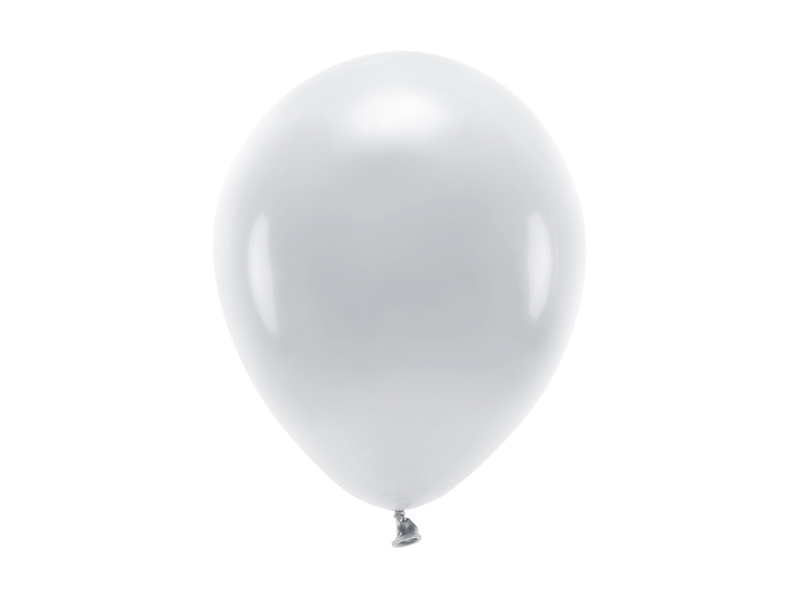 Latexballong ECO – pastell – grå – 26 cm – 10-pack