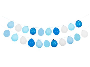 Balloon garland 3in1, blue