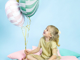 Folienballon Bonbon, 35cm, mint