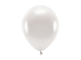 Ballons Eco 26 cm métallisés, perle (1 pqt. / 100 pc.)