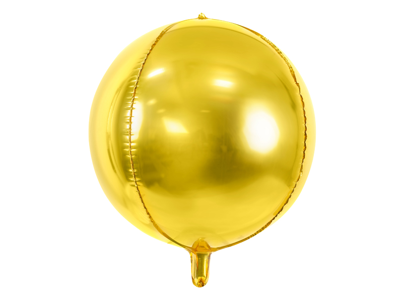 Folieballong – Boll – guld – 40 cm