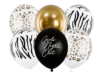 Ballons 30cm, Girls Night Out, Mix (1 VPE / 6 Stk.)