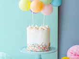 Balloon cake topper rainbow, mix, 29 cm