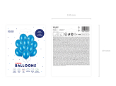 Strong Balloons 27cm, Metallic Caribbean Blue (1 pkt / 10 pc.)