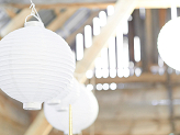 Paper lantern, white, 20cm