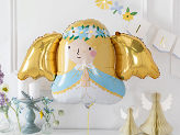 Foil balloon Angel,103x58 cm, mix