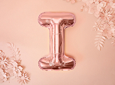 Folienballon Buchstabe ''I'', 35cm, roségold