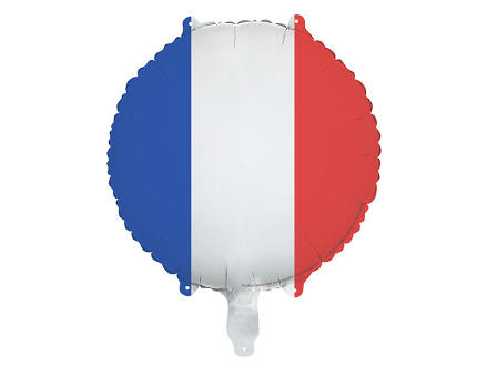 Foil balloon French Flag, 35 cm, mix