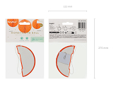 Kula bibułowa, pomarańcz, 20cm