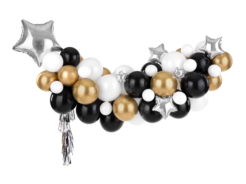 Ballonggirlang – Stjärna – mix – 167x135 cm
