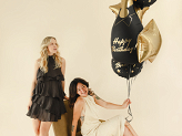 Foil balloon set Bottle Happy Birthday, mix (1 pkt / 5 pc.)