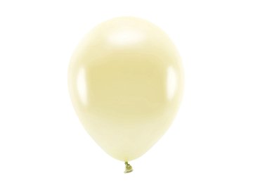 Eco Balloons 26cm metallic, straw (1 pkt / 100 pc.)