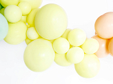 Ballon Strong 12cm, Pastel jaune clair (1 pqt. / 100 pc.)