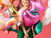 Folienballon Stern, 48cm, rosa