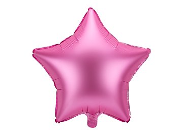 Foil balloon Star, 48cm, pink
