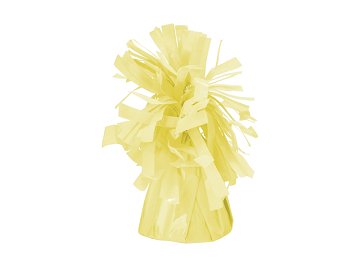 Ciężarek do balonów, foliowy, jasny żółty (1 op. / 4 szt.)