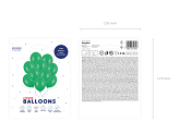 Ballons 30 cm, Vert émeraude pastel (1 pqt. / 10 pc.)