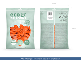Ballons Eco 30 cm orange pastel (1 pqt. / 100 pc.)