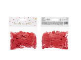 Confettis Coeurs, 1,6x1,6 cm, rouge, 15g