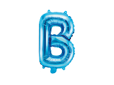 Foil Balloon Letter ''B'', 35cm, blue