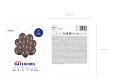 Ballons 27cm, Pastel brun cacao (1 pqt. / 10 pc.)